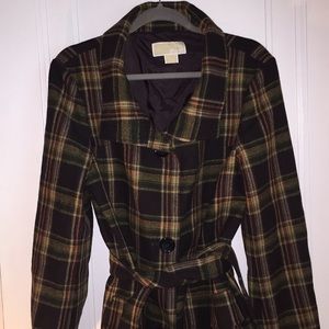 Michael by Michael Kors Plaid Coat - Like New
